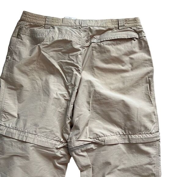 Columbia khaki beige zip off pants Shorts size 12 - Picture 5 of 10